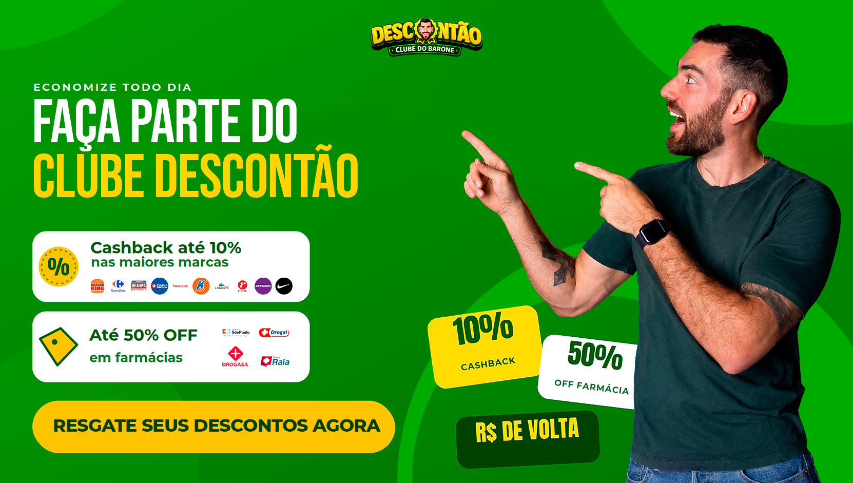 Faça parte do Clube Descontão